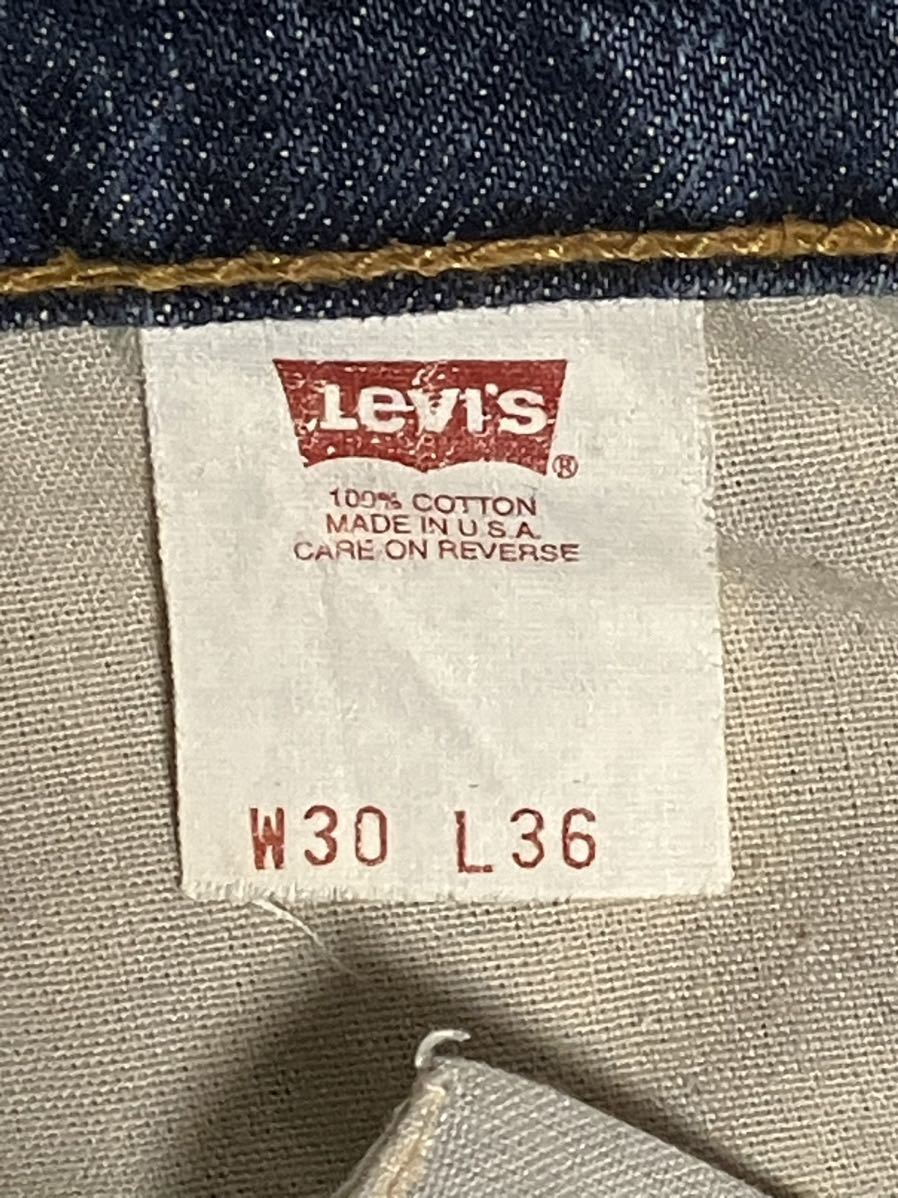 USED 80's〜90's LEVI'S 519 JEANS MADE IN USA 中古 リーバイス 519 ジーンズ アメリカ製 W29 L34 送料無料_画像6