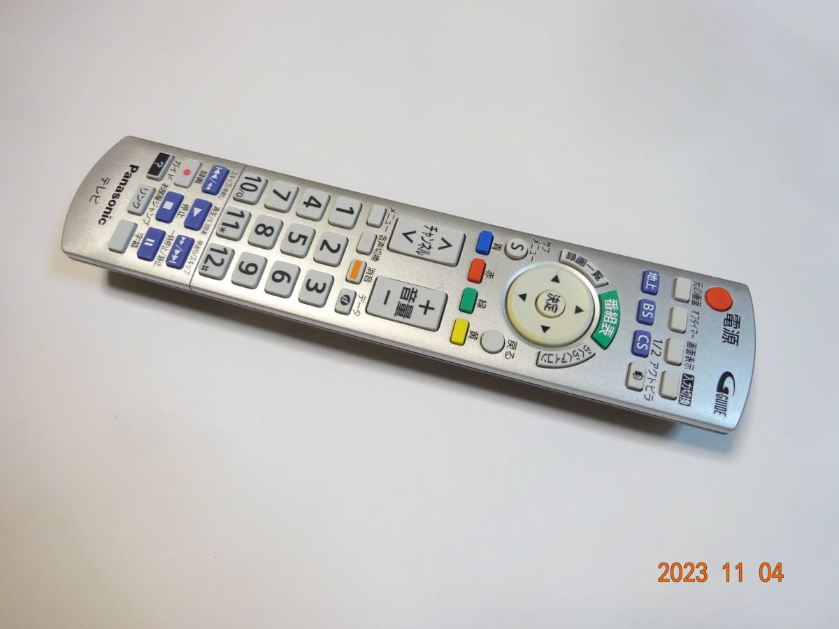 パナソニック TH-32A320/TH-L24X6/TH-L32X6用リモコン テレビ用リモコン_画像2