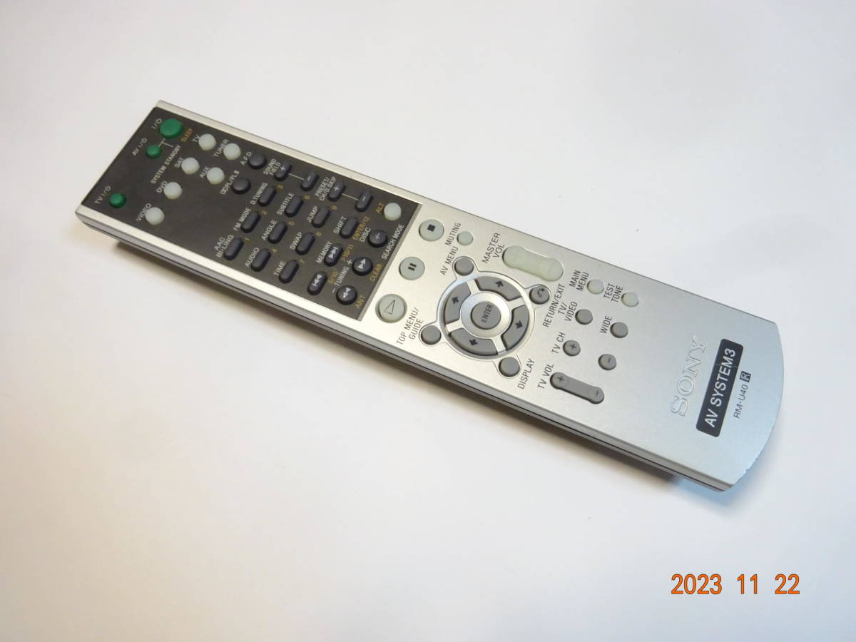 SONY HT-SL80 for remote control DVD theater for remote control STR-KSL80 for remote control 