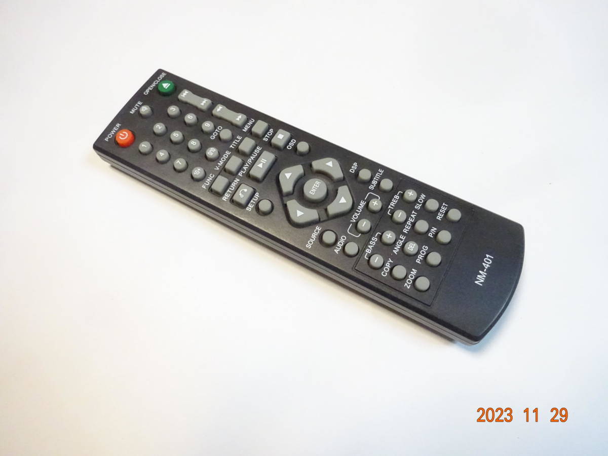 NM-401 for remote control azmaDVD player for remote control 