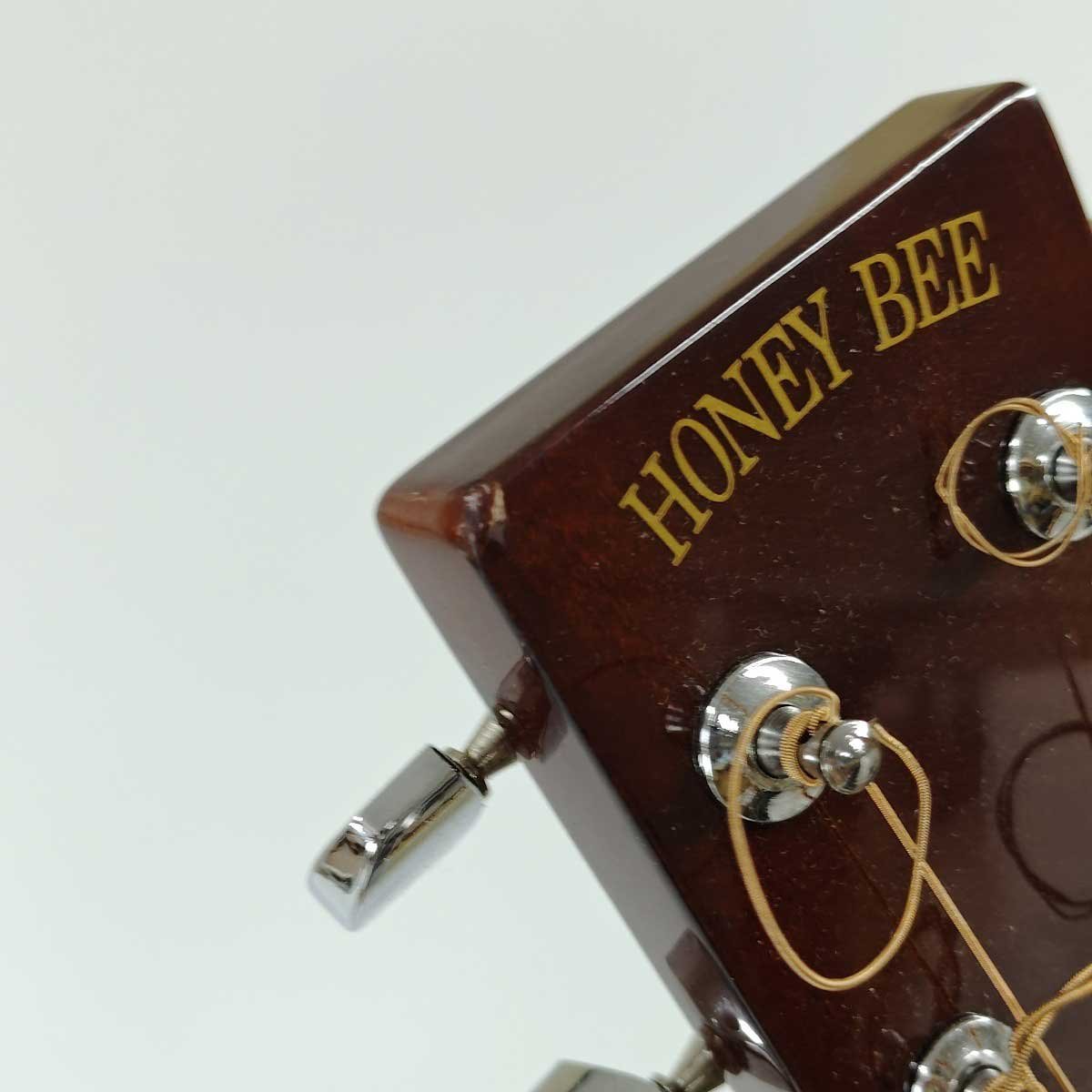 【中古】ハニービー アコースティックギター アコギ HONEY BEE W-15/TS GEWA ケース付き_画像3