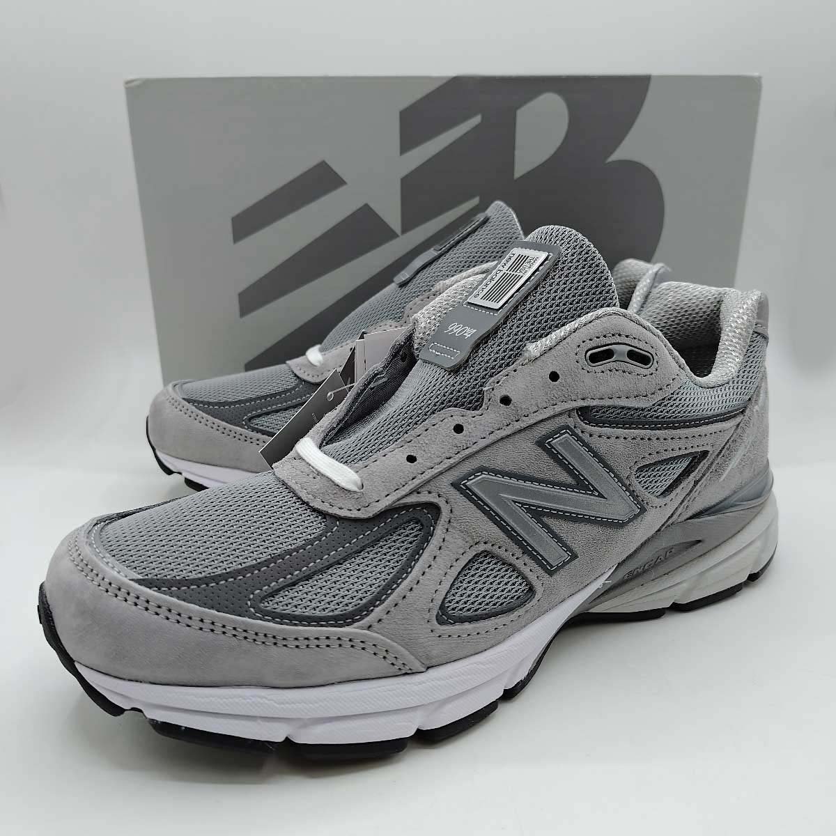 【中古・未使用品】ニューバランス 990V4 スニーカー 27cm U990GR4 NEW BALANCE メンズ_画像1