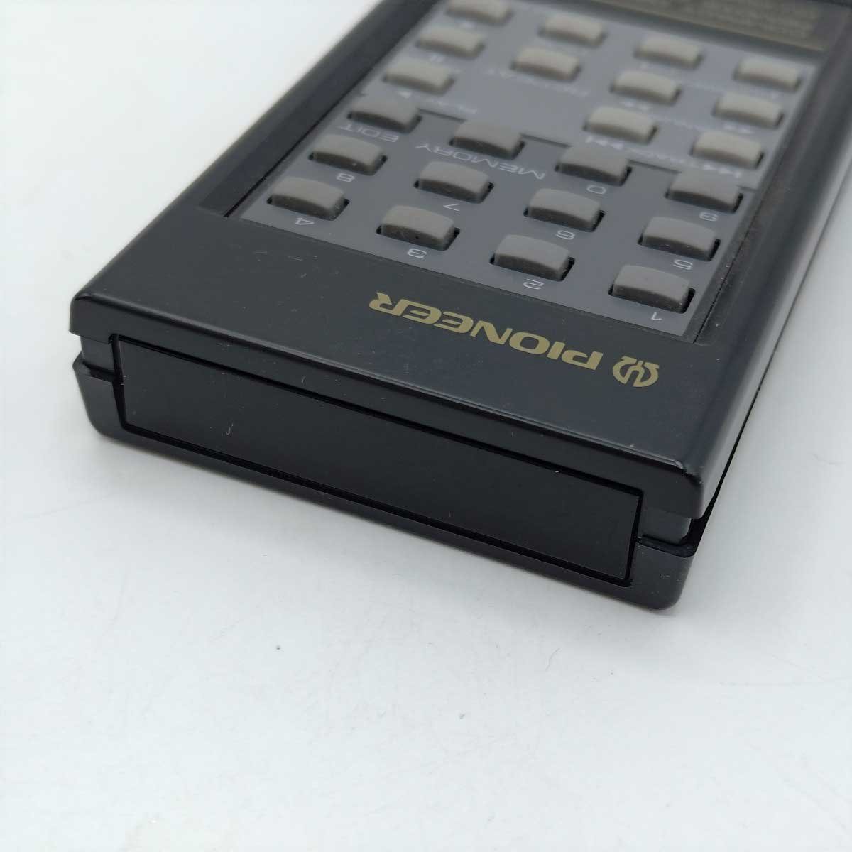 【中古】パイオニア CDプレーヤーリモコン オーディオ PIONEER ブラック CU-PD002 オーディオテクニカケース付き_画像7