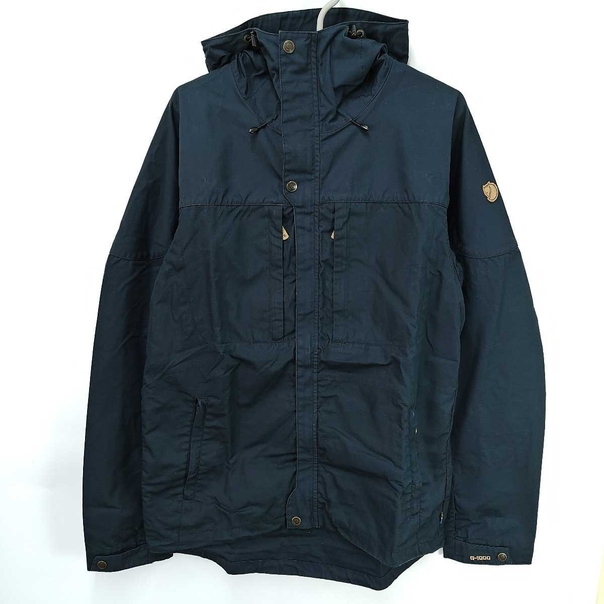 【中古】フェールラーベン Skogso Jacket マウンテンパーカー ジャケット M ダークネイビー 81698 メンズ FJALL RAVEN_画像1