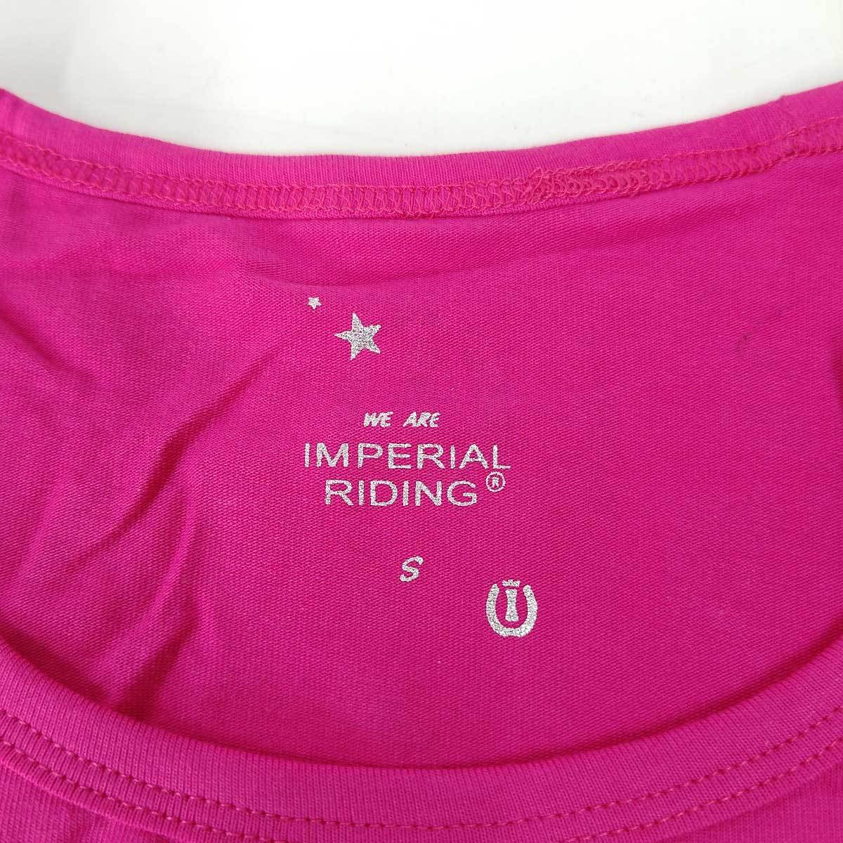 【中古】IMPERIAL RIDING 乗馬 半袖 Tシャツ S ピンク レディース トップスの画像2