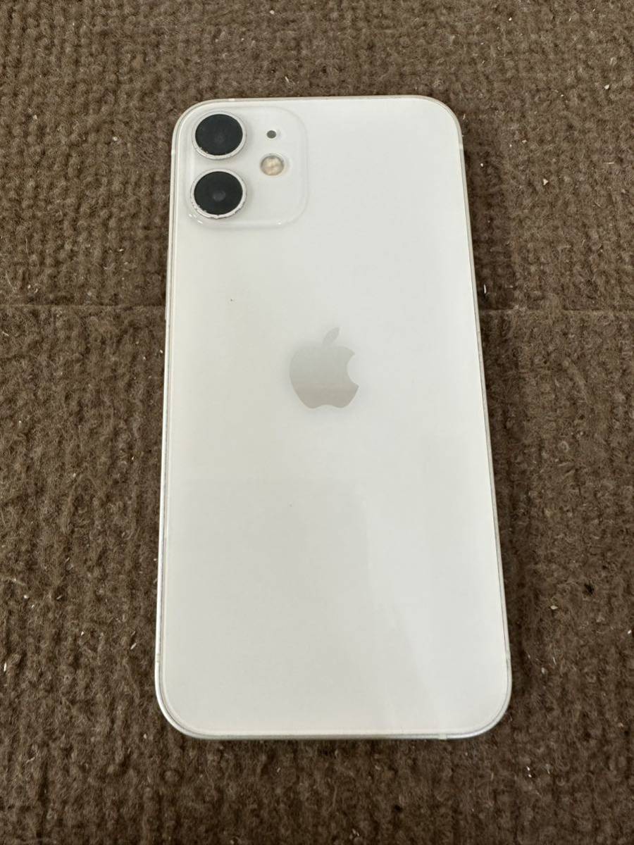 品】美品 iPhone 12 mini 64GB ホワイト MGA63J/A 本体 SIMロック無し
