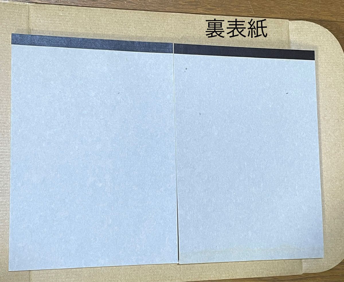 [未使用・保管品] B5ヨコ書き原稿用紙 2冊組　20×20/50枚　ナカバヤシ