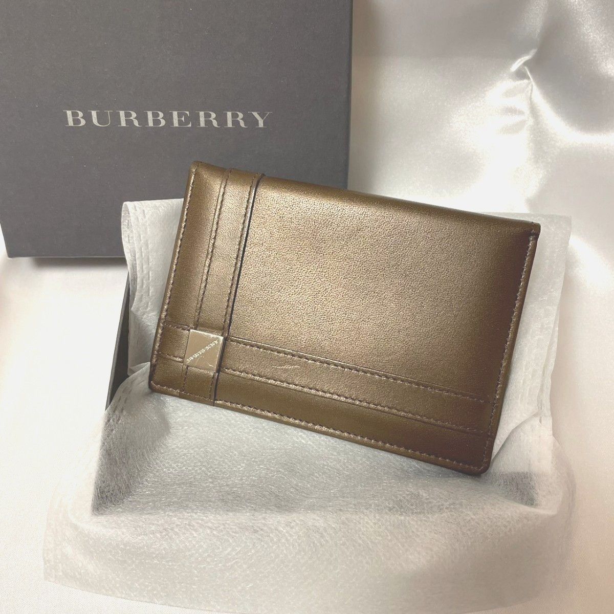 【未使用保管】BURBERRY バーバリー ノバチェック 名刺入れ 値下げ不可