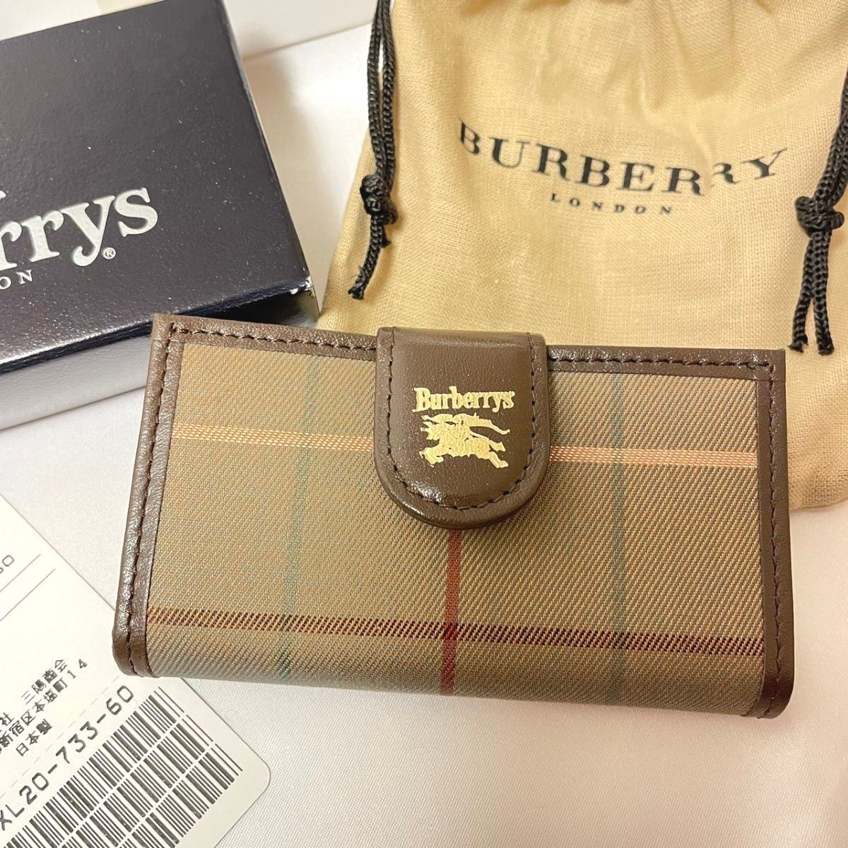 【新品未使用】BURBERRY バーバリー ノバチェック キーケース 箱付き