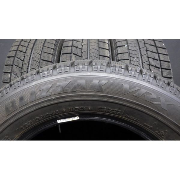 ブリヂストン BLIZZAK VRX 185/65R15 4本SET◆2017年製8分山スタッドレス◆中古 特筆すべき損傷はなし◆白石区手渡し可◆プリウス,イスト等_画像9