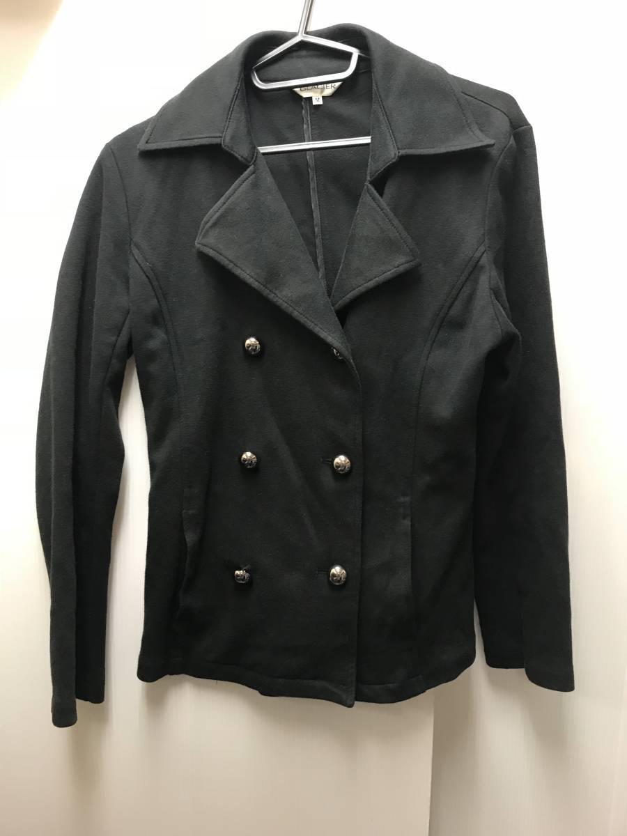 x428★１００円スタート　GLACIER 長袖ジャケット ブラック サイズM★_画像1
