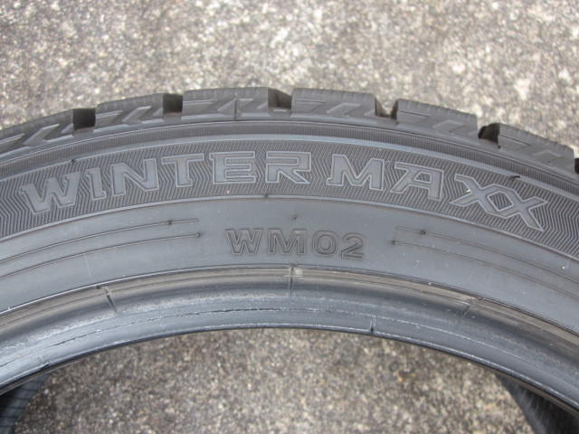 ◇DUNLOP(ダンロップ） WINTER MAXX WM02 215/45R17 87Ｑ バリ溝 4本セット USED◇_画像5