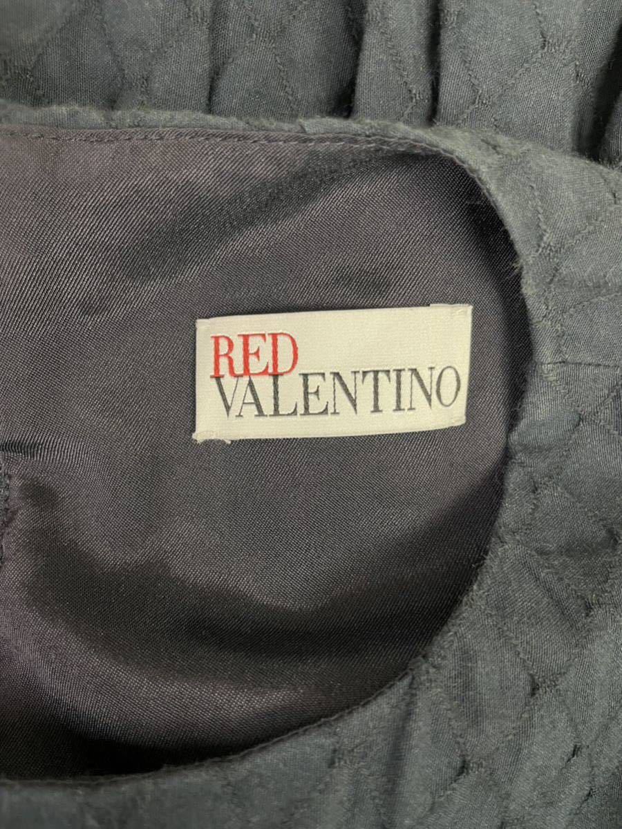 RED VALENTINO レッドバレンティノ　レディース　ダークネイビー　ノースリーブ ワンピース ドレス 38表記_画像3