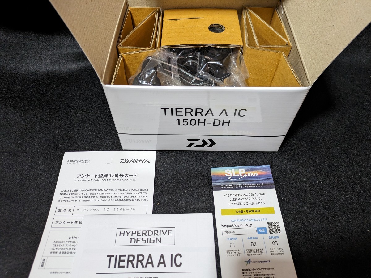 21 ティエラA IC 150H-DH　新品未使用　ベイトリール　　右ハンドル　ダブルハンドル　ＴＩＥＲＲＡ_画像1