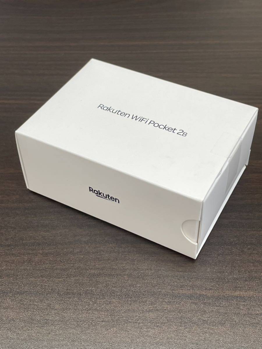 新品未使用 Rakuten WiFi Pocket 2B ZR02M ホワイト 楽天 一括購入品 ポケットWi-Fi モバイルルーター 付属品あり 送料無料 P32_画像4