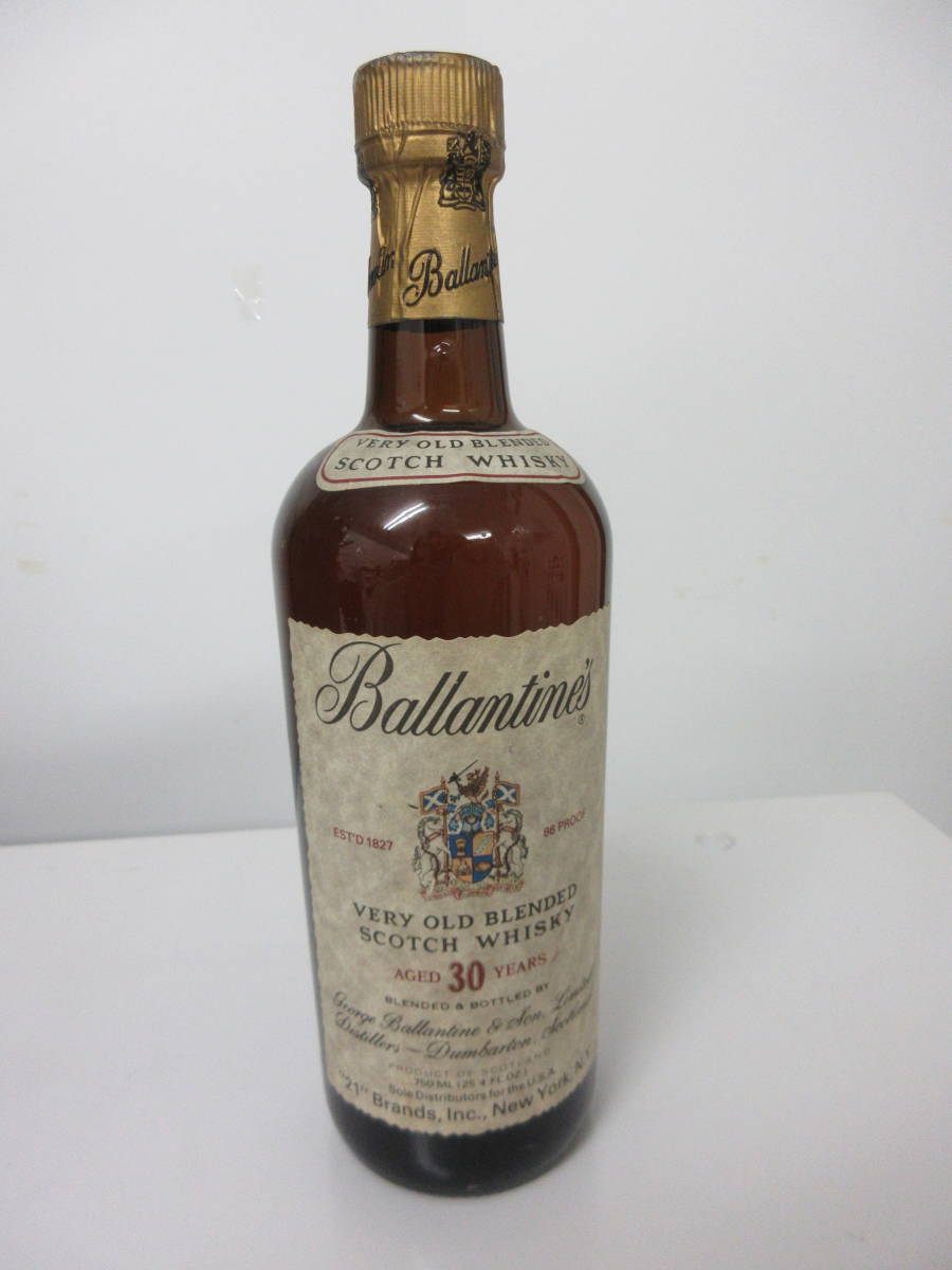 ★☆72706　未開栓 Ballantines バランタイン 30年 ベリーオールド スコッチ ウィスキー 43% 750ml☆★_画像1