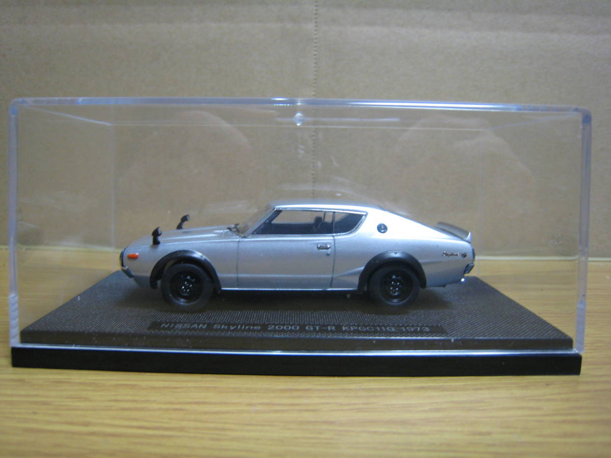 エブロ　1/43　ニッサン　スカイライン　2000　GT-R　KPGC110　1973年式　シルバー　ケンメリ_画像3