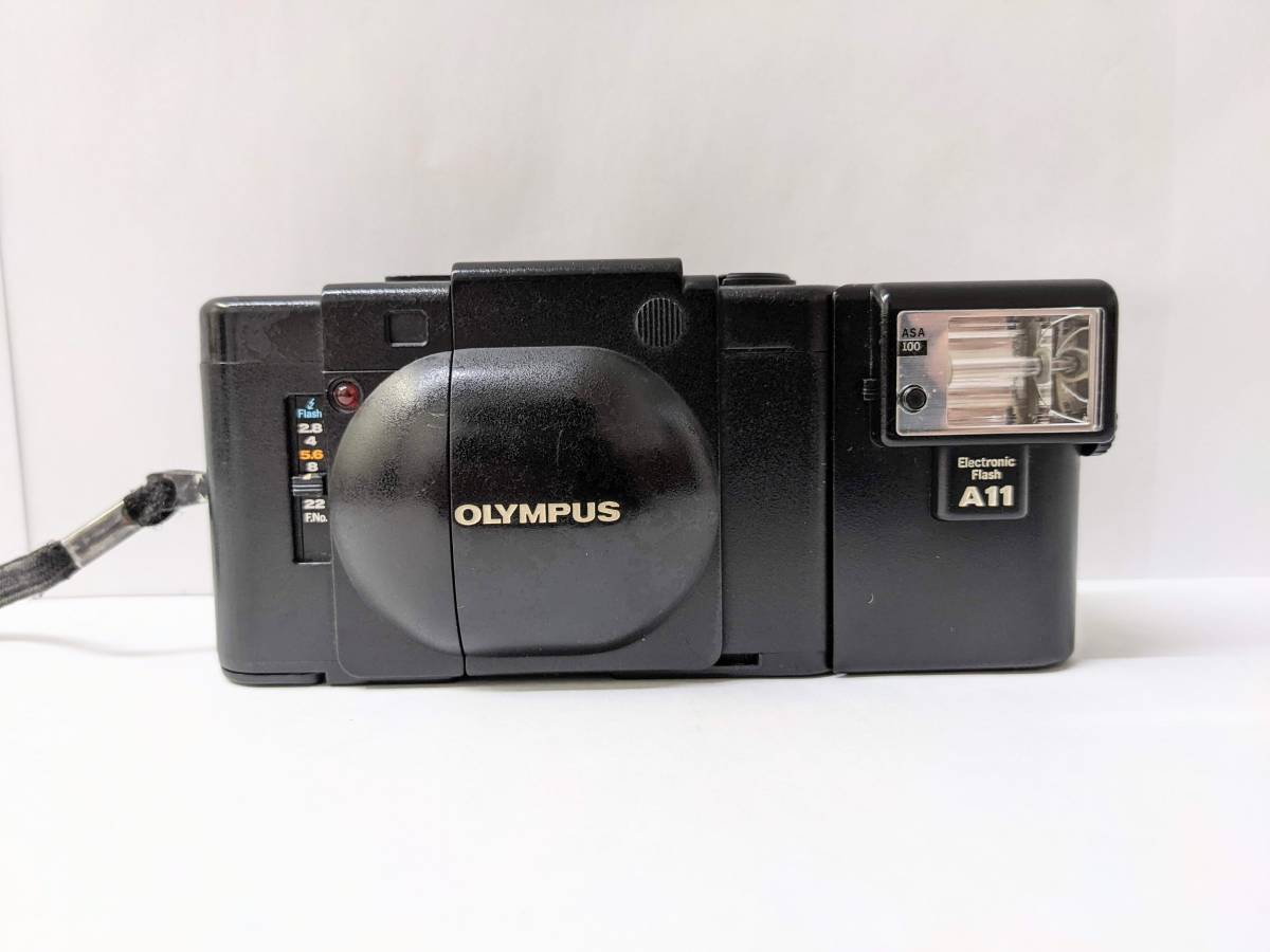 【164】 美品 オリンパス Olympus XA F.Zuiko 35mm F2.8 A11 コンパクトカメラ 現状品 人気モデル アンティーク コレクション_画像2