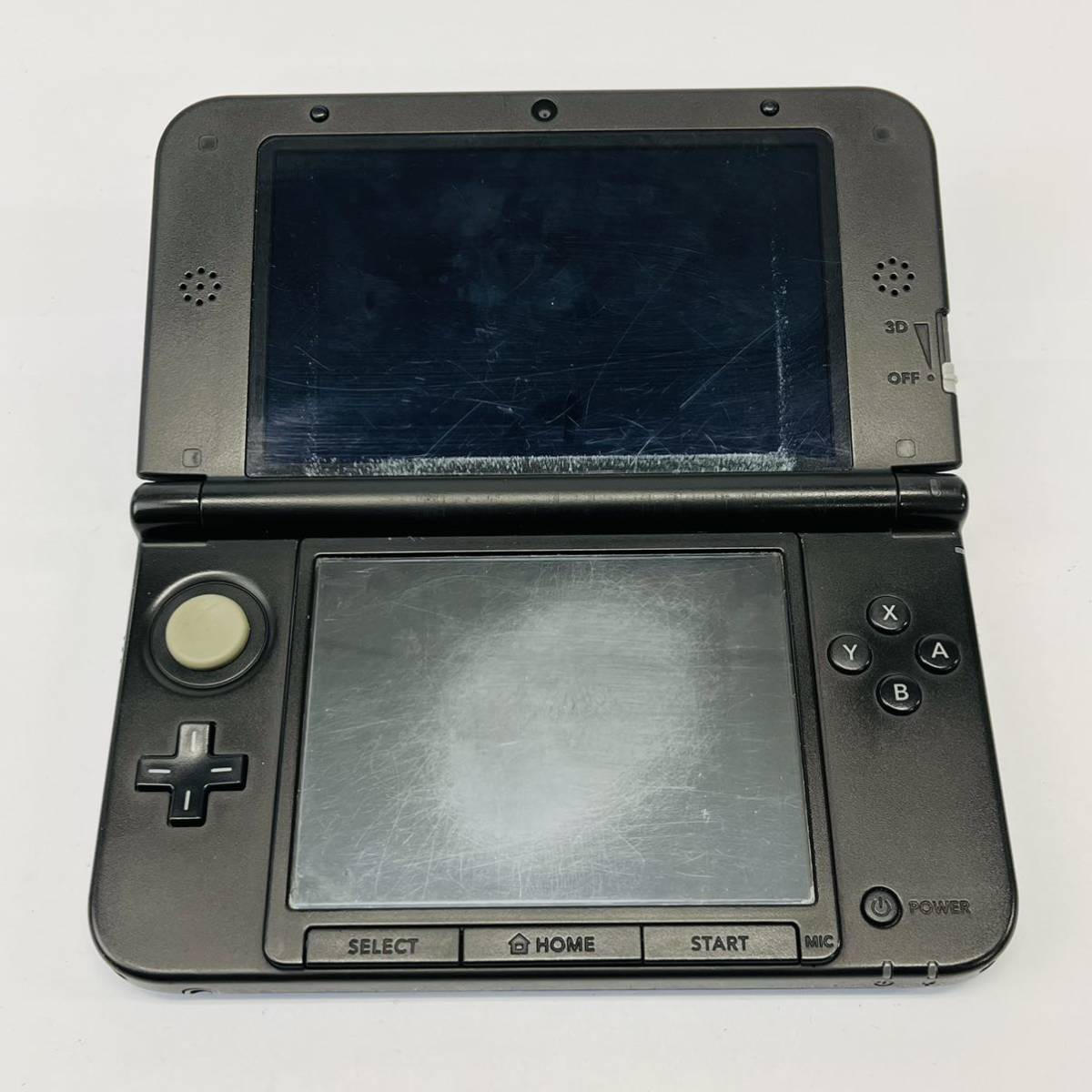 ☆送料無料・1円〜☆ Nintendo 3DS LL 本体 ブルー×ブラック ACアダプター SDカード セット ニンテンドー 任天堂 ニンテンドー3DSLL ②_画像4