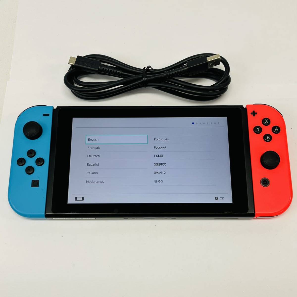 1円 ニンテンドースイッチ Nintendo Switch 17年製 未対策機 旧型 初期