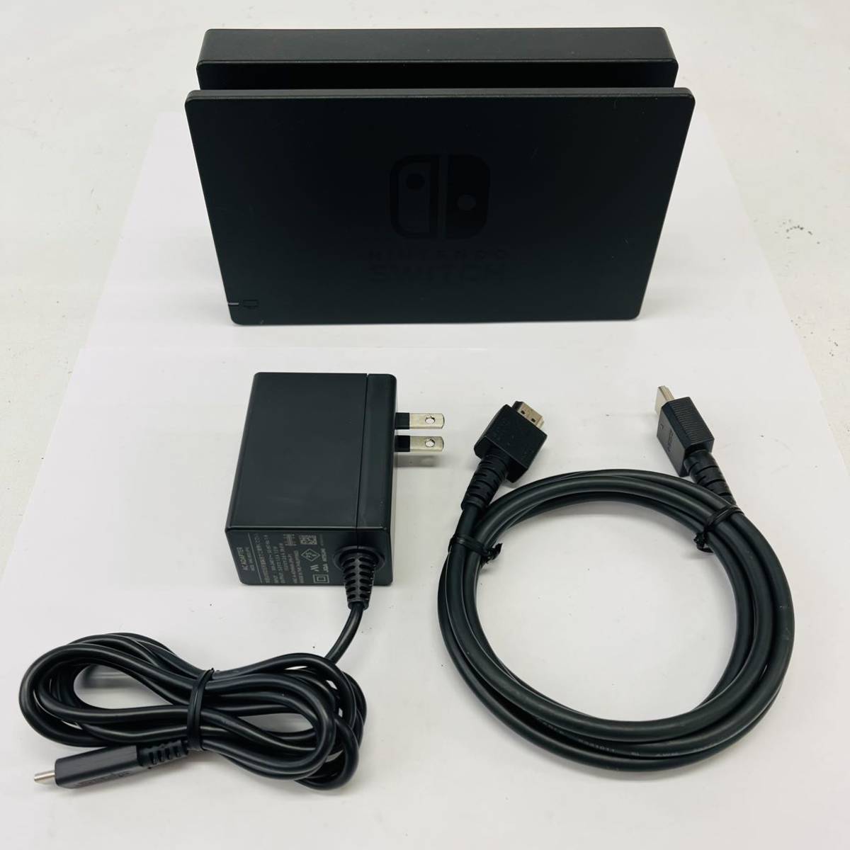 ☆1円〜☆ Nintendo Switch ニンテンドースイッチ 純正 ドックセット ドック 本体 HDMIケーブル ACアダプター セット 動作確認済み ⑧_画像1