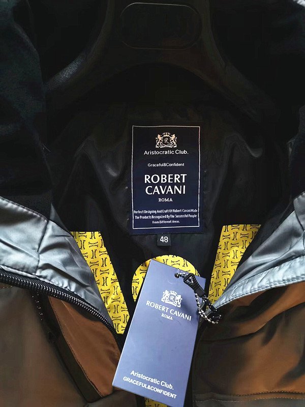 最高級ヨーロッパ製※定価12万◆イタリア・ローマ発*ROBERT CAVANI・フード付き・超防寒/防風・グースダウンジャケット・50/XL_画像7