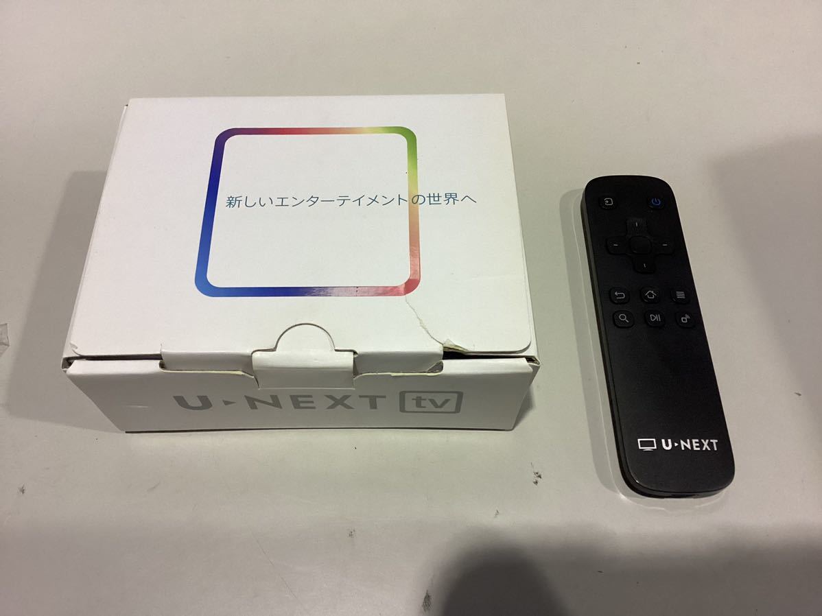 182 【未使用品】U-NEXT TV MediaQ M220 ユーネクスト　リモコン　赤外線リモコン_画像1