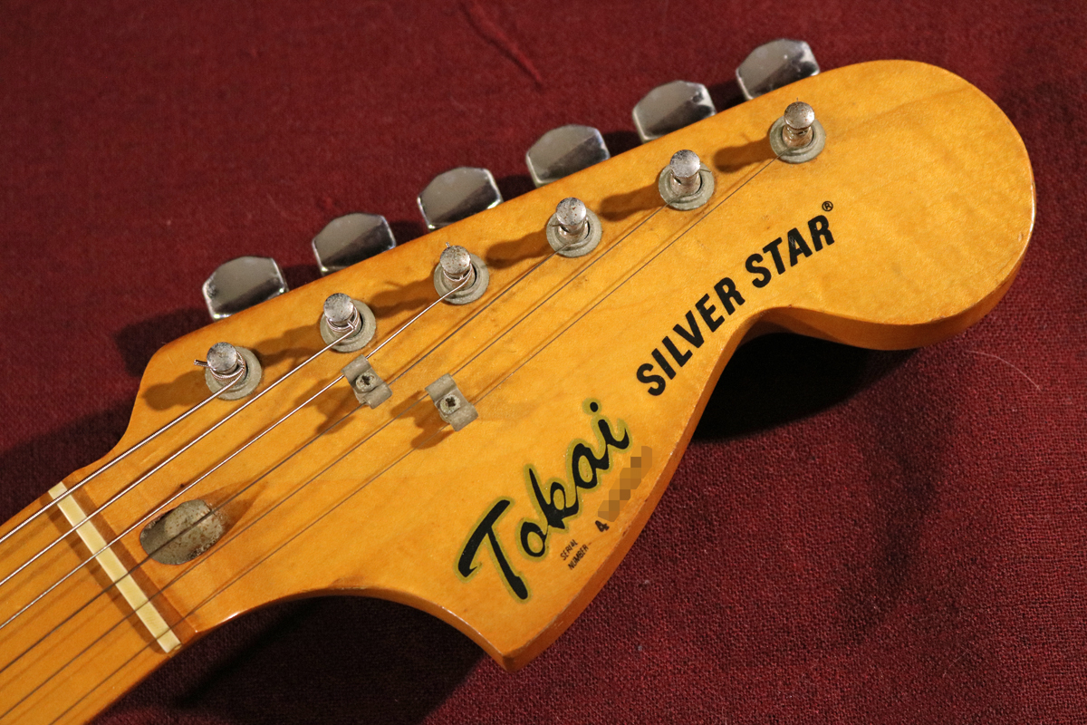 【Tokai】SILVER STAR（BLK）70s Stratocaster（3点留めラージヘッド／マイクロティルト／メイプル1pcネック）1984年 日本製_画像2