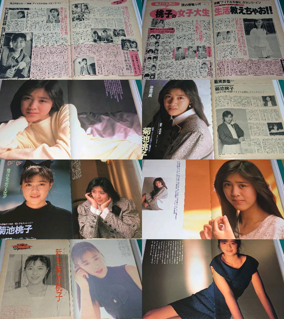 菊池桃子 1985年～1993年 大量 切り抜き ファイル 1冊 79P_画像5