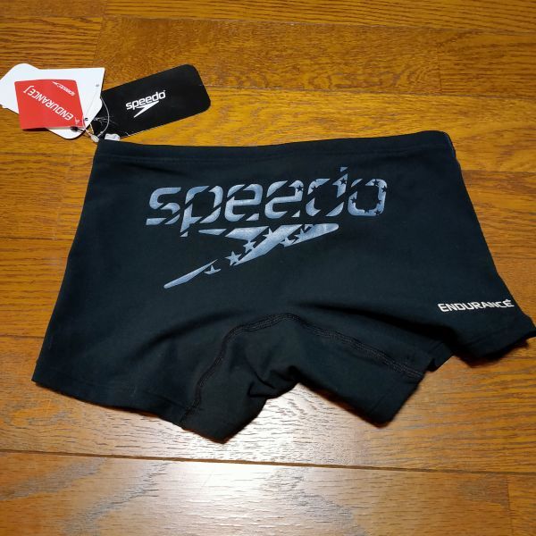 【speedo】スピード ボックス水着 ブラック/サイズS 競パン ビキニ 競泳水着の画像2
