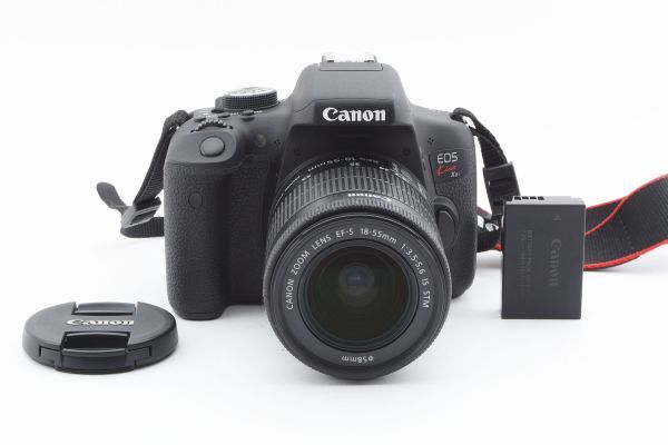#h106★実用品★ Canon キヤノン EOS Kiss X8i 18-55mm レンズキット_画像1