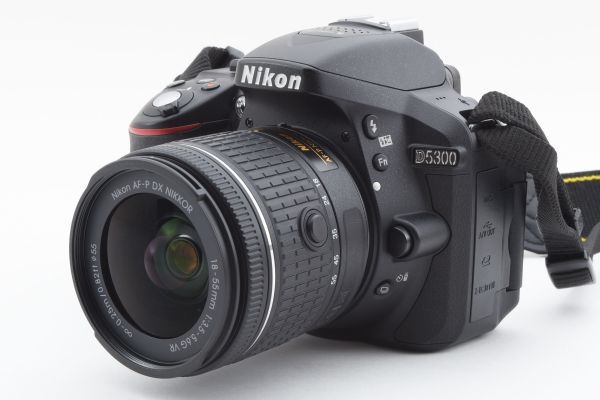 #h119★美品★ Nikon ニコン D5300 AF-P 18-55mm VR レンズキット_画像3