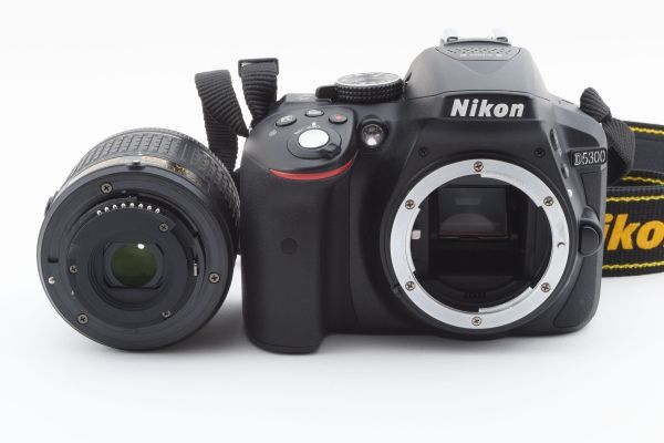 #h119★美品★ Nikon ニコン D5300 AF-P 18-55mm VR レンズキット_画像2