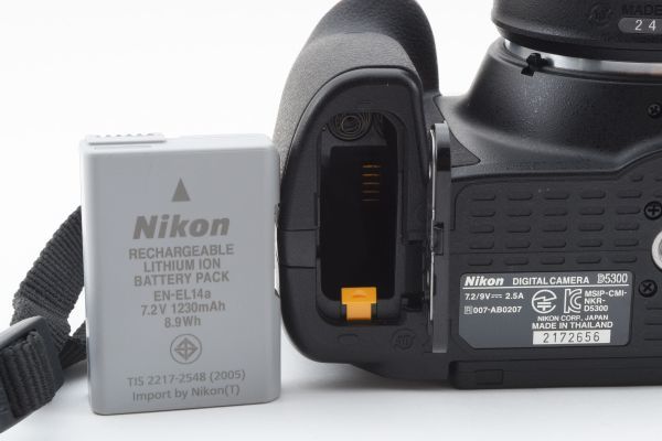 #h119★美品★ Nikon ニコン D5300 AF-P 18-55mm VR レンズキット_画像8