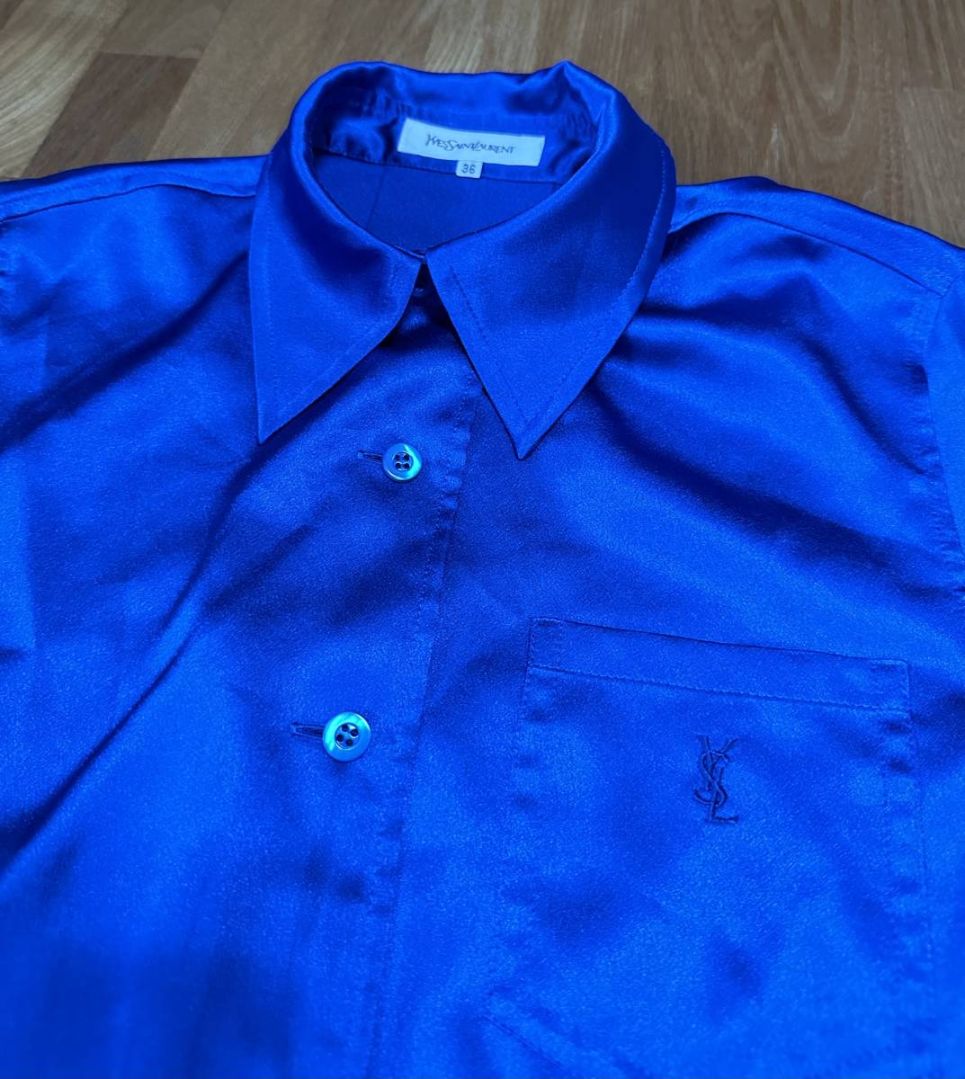 deadstock！ 80s vintage OLD YVE SAINT LAURENT shirt