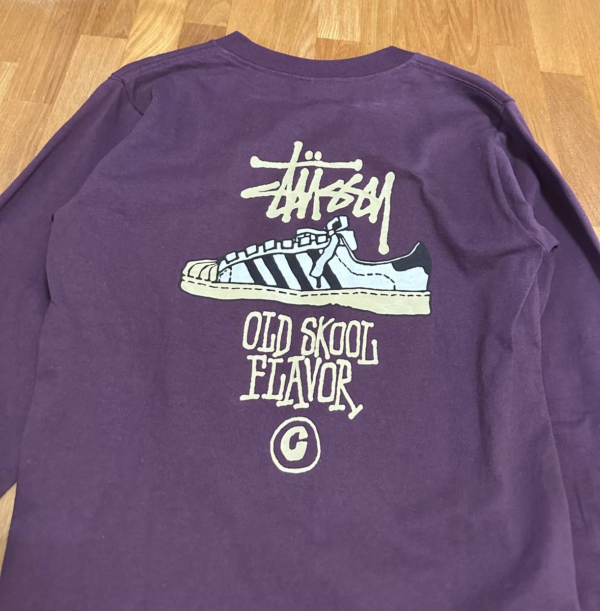 deadstock 80s vintage OLD stussy スーパースター L/S Tシャツ deadstock 80s vintage OLD stussy スーパースター L/S Tシャツ