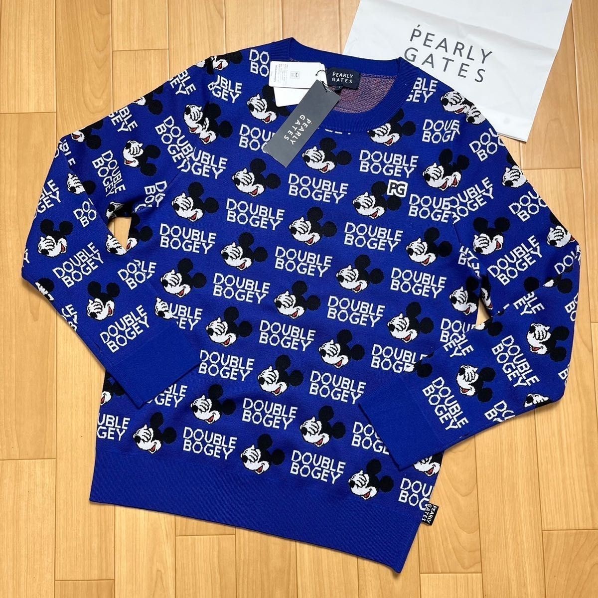 新品国内正規サイズ0 PEARLY GATES×MICKEY MOUSEパーリーゲイツ 新品国内正規サイズ0 PEARLY GATES×MICKEY MOUSEパーリーゲイツ