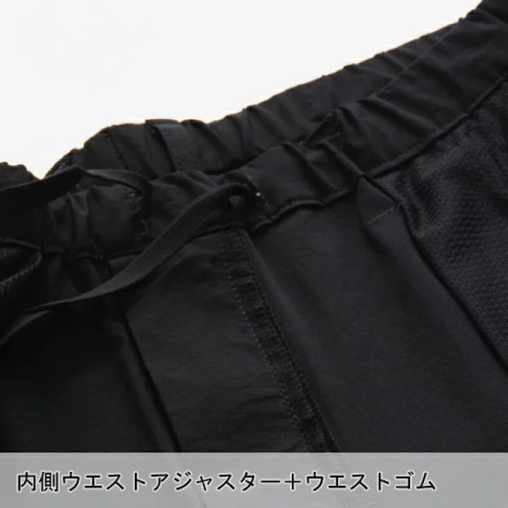 新品未使用　ブラック　M 作業服 ストレッチ 接触冷感 春夏用 ジーグラウンド カーゴパンツ メンズ 作業ズボン 0188-08 G.GROUND 桑和_画像4