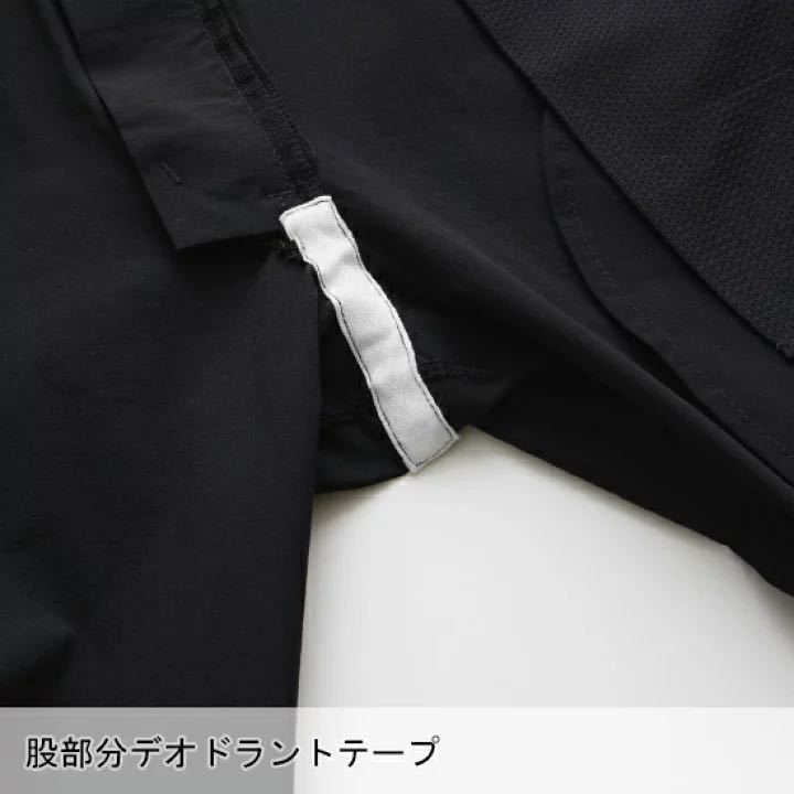 新品未使用　ブラック　M 作業服 ストレッチ 接触冷感 春夏用 ジーグラウンド カーゴパンツ メンズ 作業ズボン 0188-08 G.GROUND 桑和_画像9