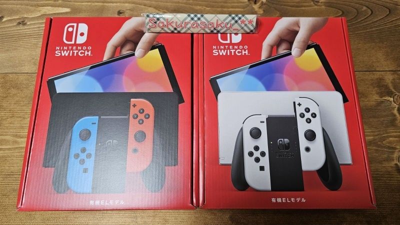 2台・新品・保証有] Nintendo Switch 有機ELモデル ホワイト + ネオン 