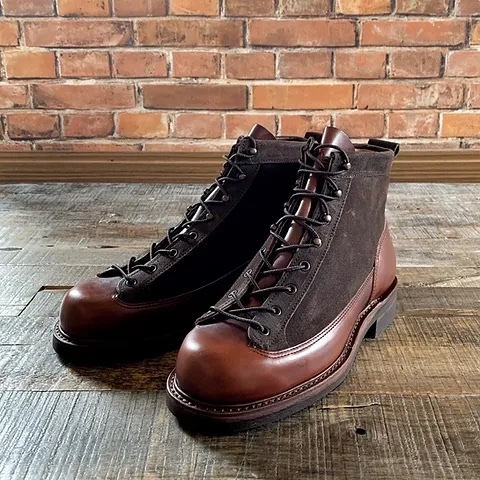 200足限定 DANNER BISMARK3 GW DK.BROWN size9.5 日本製 HORWEEN LEATHER社レザー/ダナーホーウィンレザービブラムソール2022新作_商品参考画像