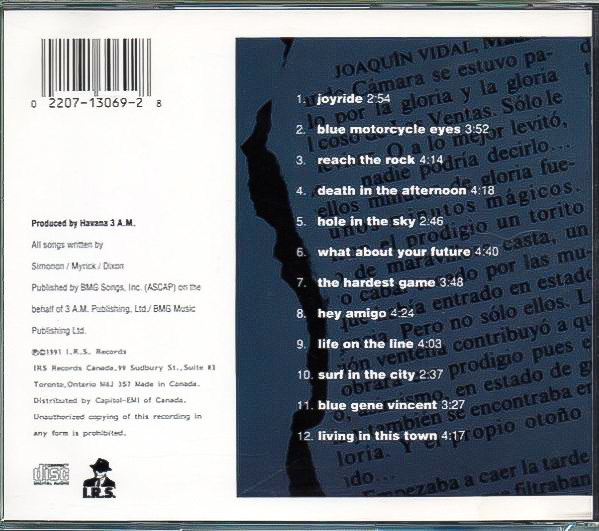 美盤 良好★廃盤 CD ★内容最高 超人気 1991年オリジナル盤 Havana 3AM The Clash クラッシュ ポール シムノン Nigel Dixon ネオロカビリー_画像5