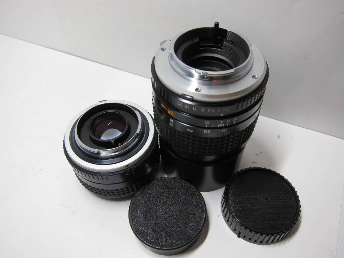 MINOLTA MC ロッコール 50mm f1.7 ＋ MC 135mm f2.8 ■美品■ 10684_画像5