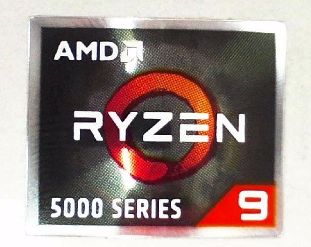 # бесплатная доставка #10 шт. комплект # [AMD RYZEN 9 5000 Series ] эмблема наклейка #20mm*16mm# слежение сервис имеется *P287