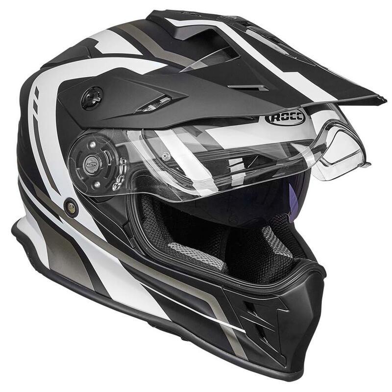 Rocc 782 enduro helmet アドベンチャー　ヘルメット　可動インナースモークシールド付き_画像10