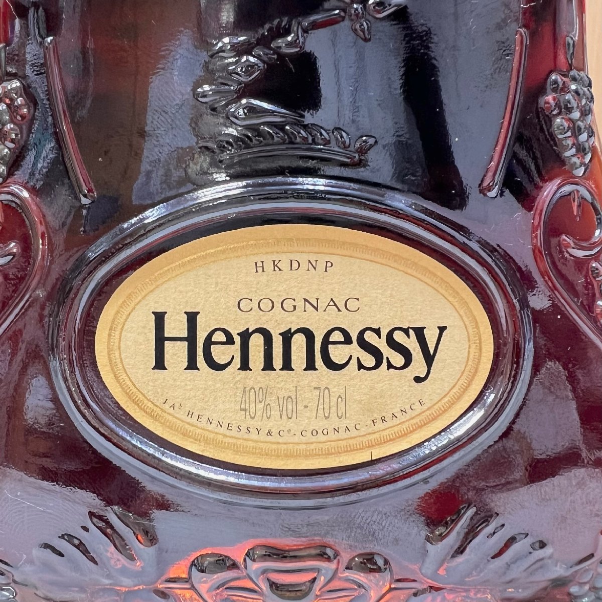 Hennessy/ヘネシー◆XO◆金キャップ◆クリアボトル◆700ml◆コニャック◆箱付_画像4