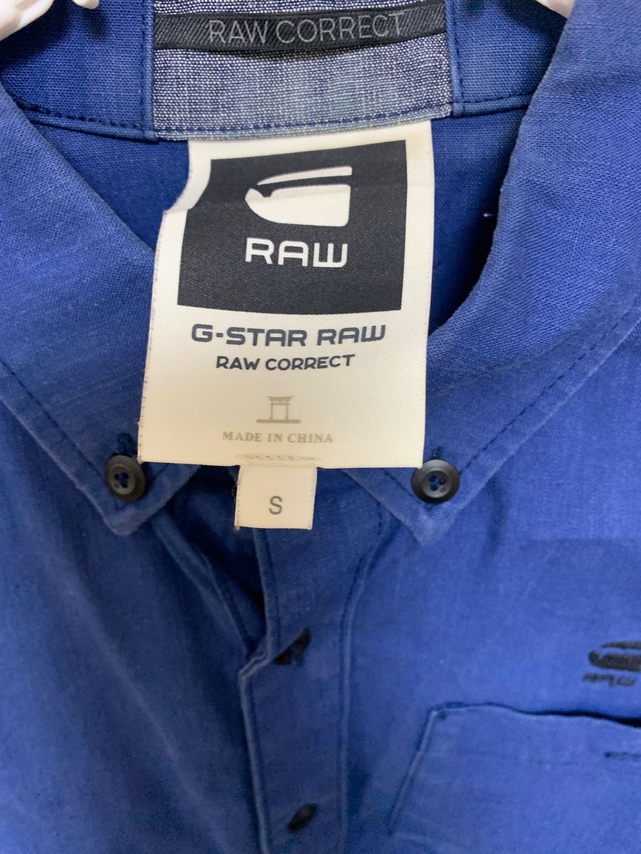 G-STAR RAW  デニム 長袖シャツ ネイビー