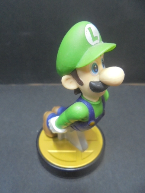 中古 amiibo アミーボ スーパーマリオブラザーズ ルイージ_画像1