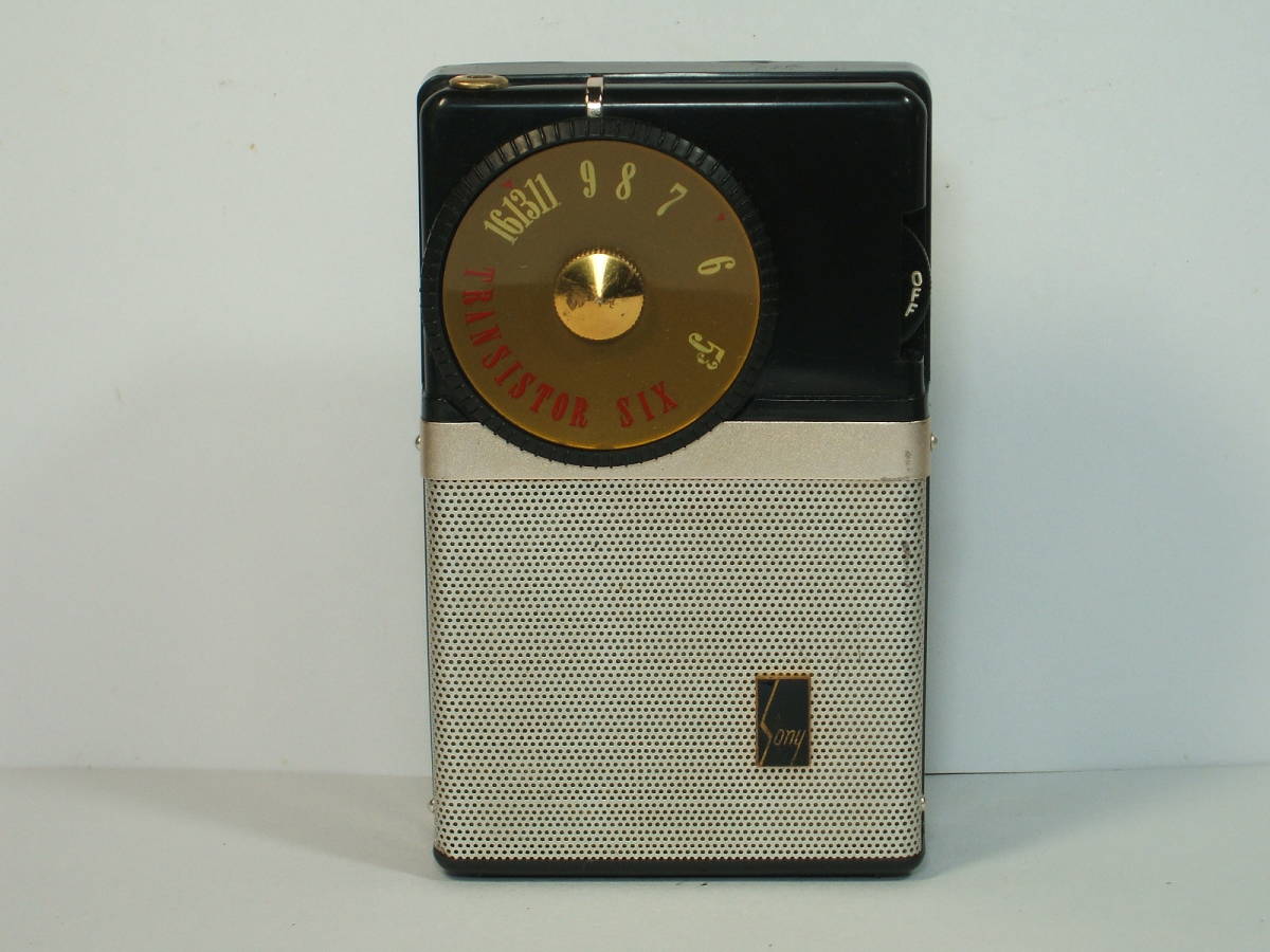  rare [ Sony TR-63]6 stone transistor radio # sale at that time [ world most small. radio ] as abroad . large ... shipping do said Sony. memory .. radio 