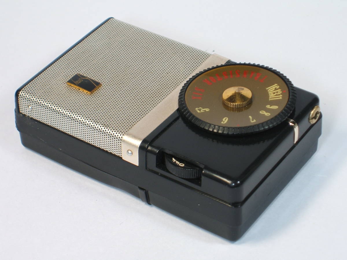  rare [ Sony TR-63]6 stone transistor radio # sale at that time [ world most small. radio ] as abroad . large ... shipping do said Sony. memory .. radio 